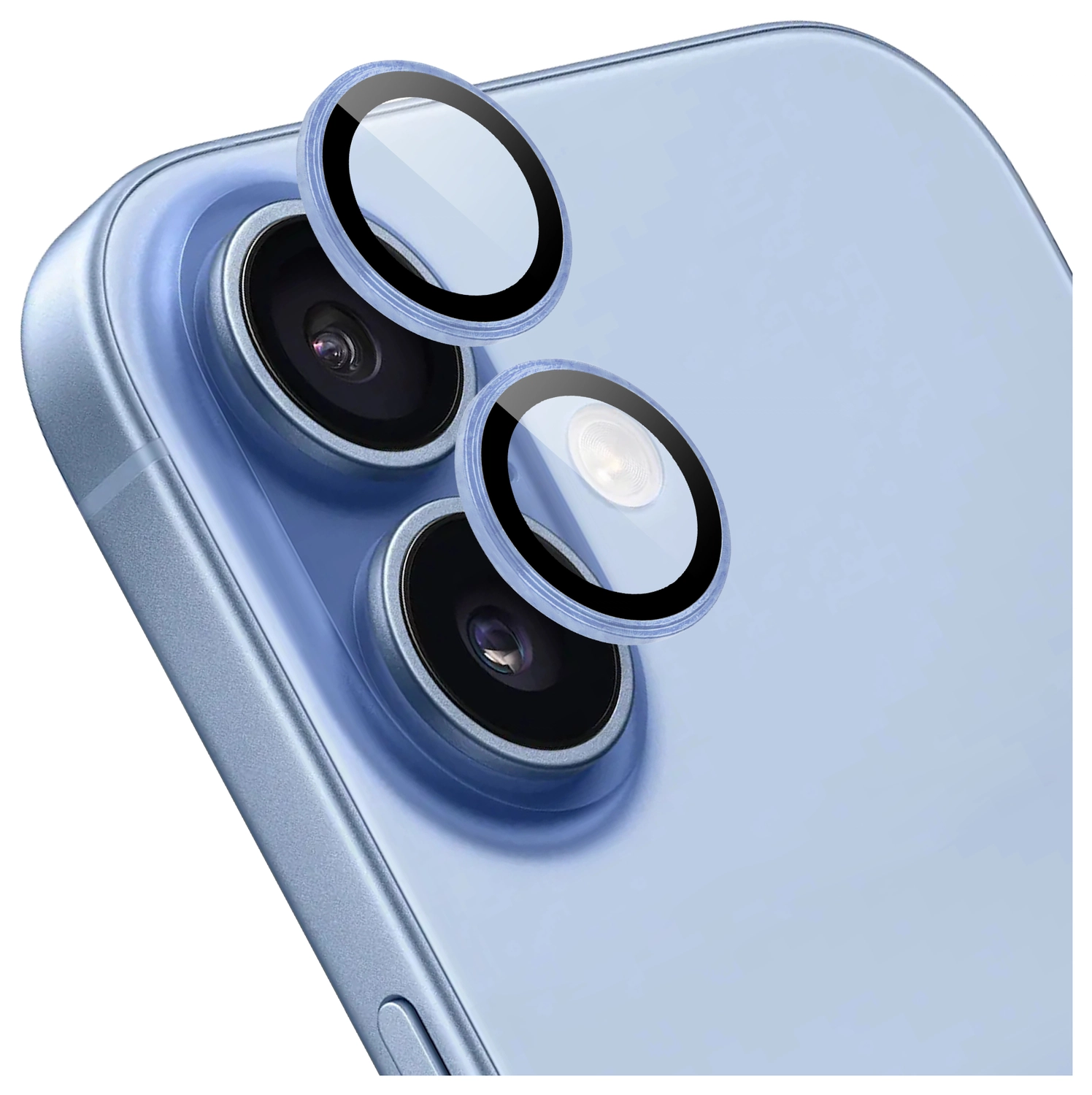 Rosso Apple iPhone 17 Camera Frame Protector Blauw afbeelding 1