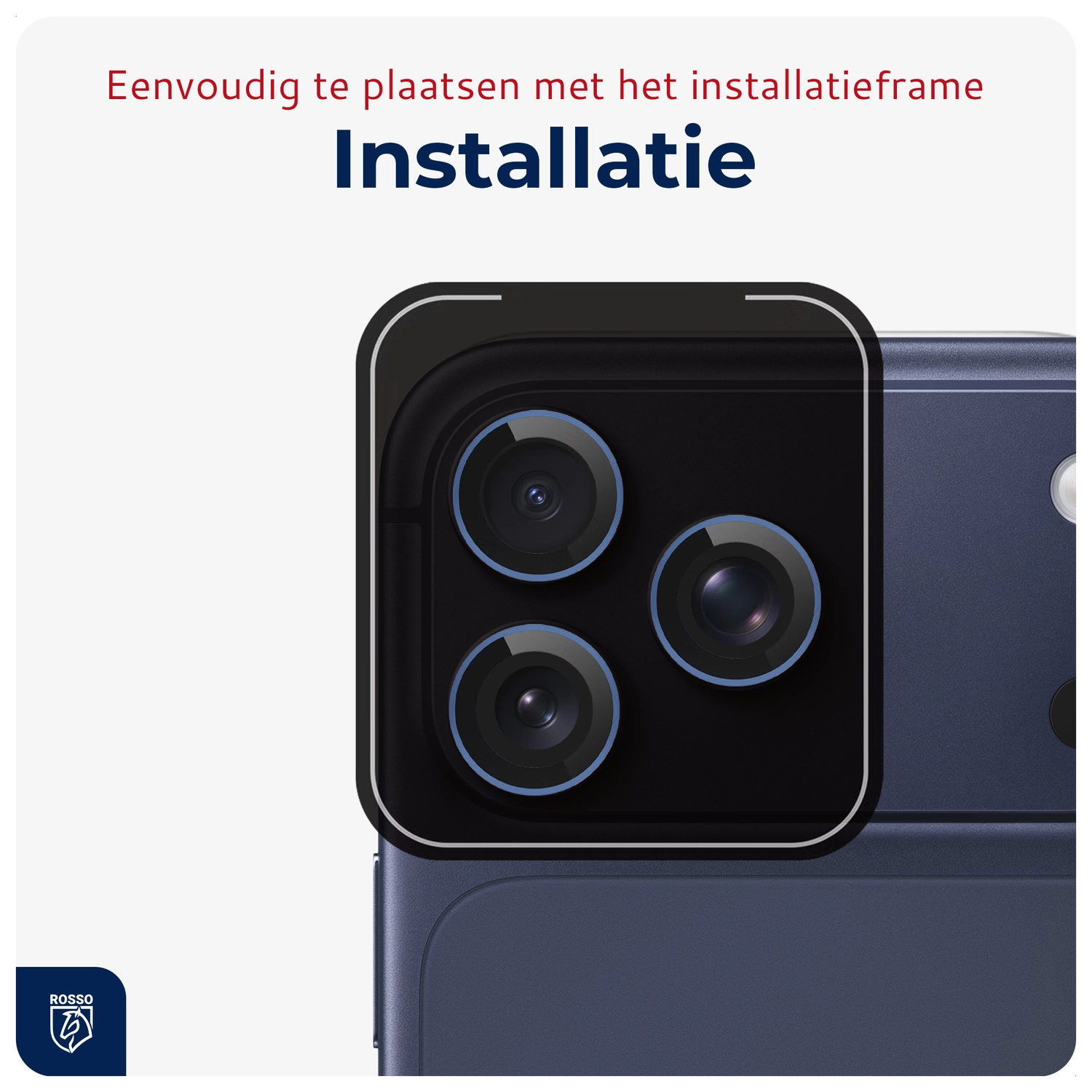 Rosso iPhone 17 Pro / 17 Pro Max Camera Frame Protector Blauw afbeelding 7