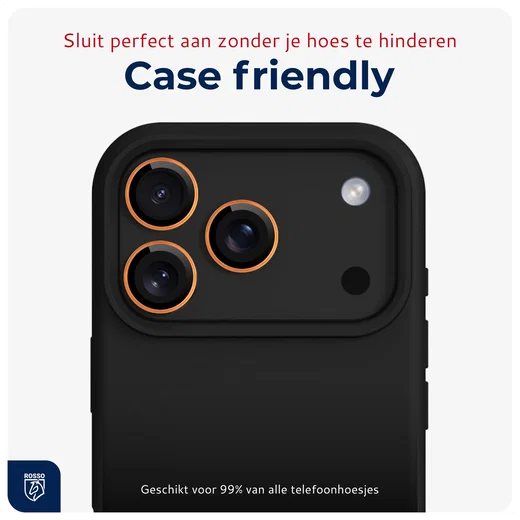 Rosso iPhone 17 Pro / 17 Pro Max Camera Frame Protector Oranje afbeelding 7