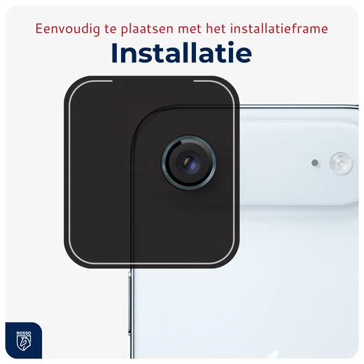 Rosso Apple iPhone Air Camera Frame Protector Blauw afbeelding 6