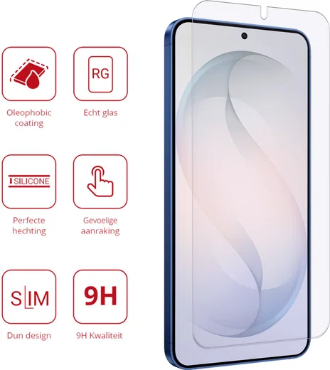 Rosso Samsung Galaxy S26 Plus 9H Tempered Glass Screen Protector afbeelding 2