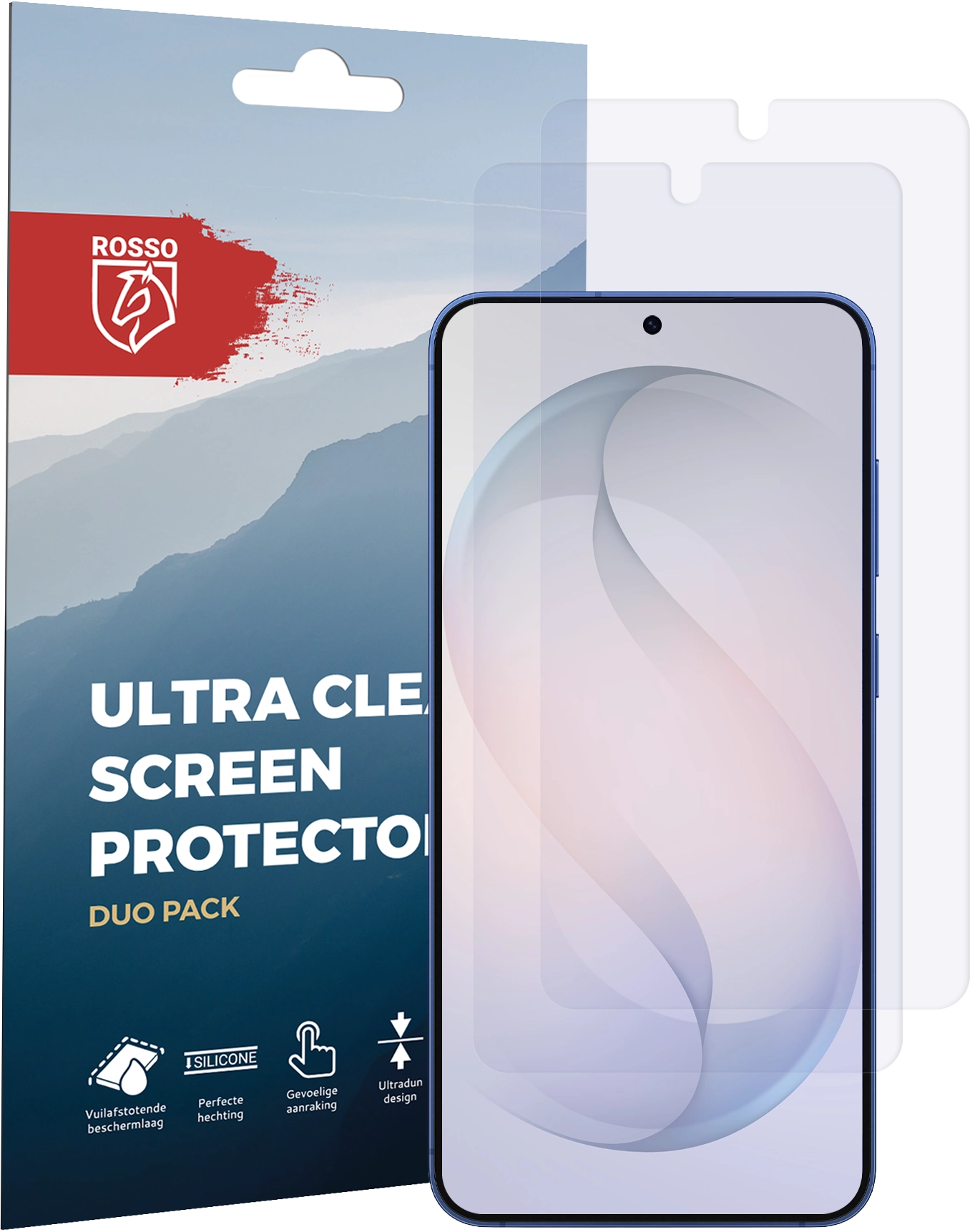 Rosso Samsung Galaxy S26 Plus Screen Protector Case Friendly Folie Duo Pack afbeelding 9