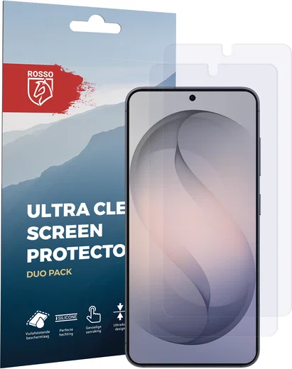Rosso Samsung Galaxy S26 Screen Protector Case Friendly Folie Duo Pack afbeelding 9
