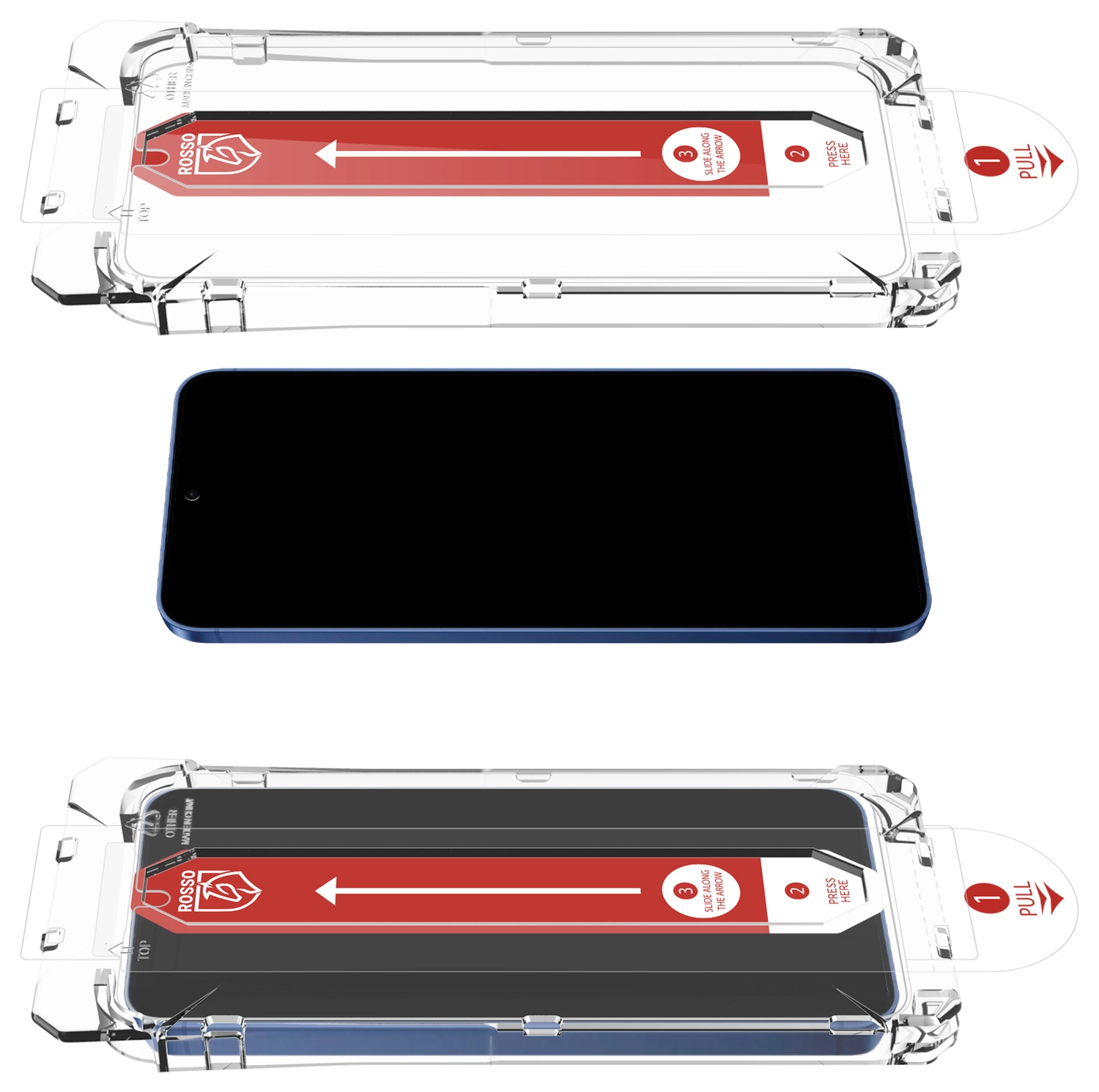 Rosso Samsung Galaxy S26 Tempered Glass met Installatietray Dust Removal afbeelding 11