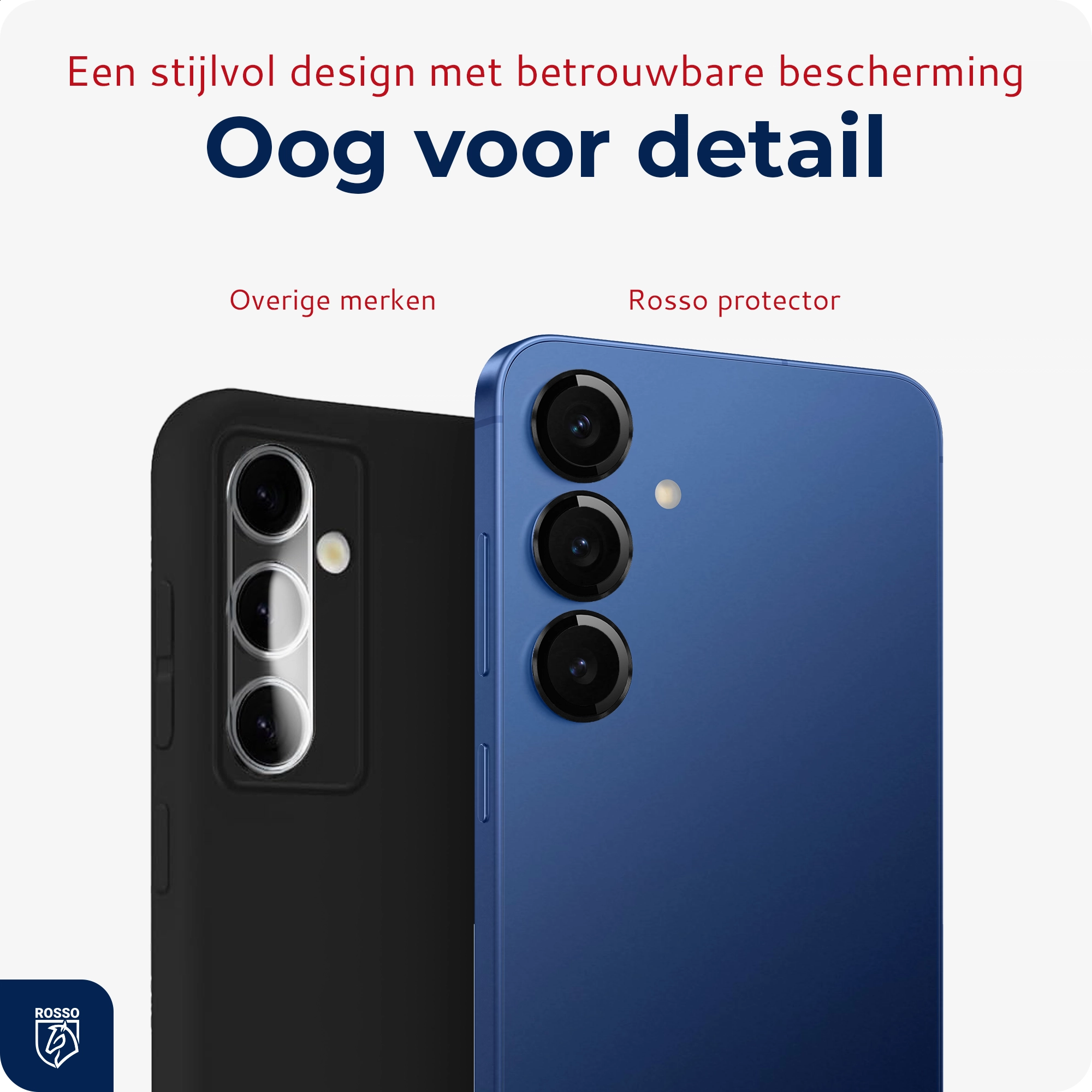 Rosso Samsung Galaxy S26 Camera Frame Protector Zwart afbeelding 7