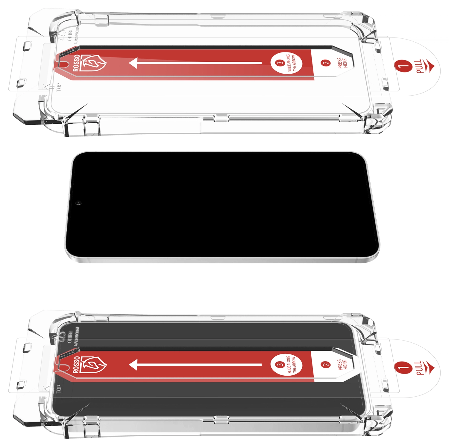 Rosso Samsung Galaxy S26 Ultra Tempered Glass met Installatietray Dust Removal afbeelding 11