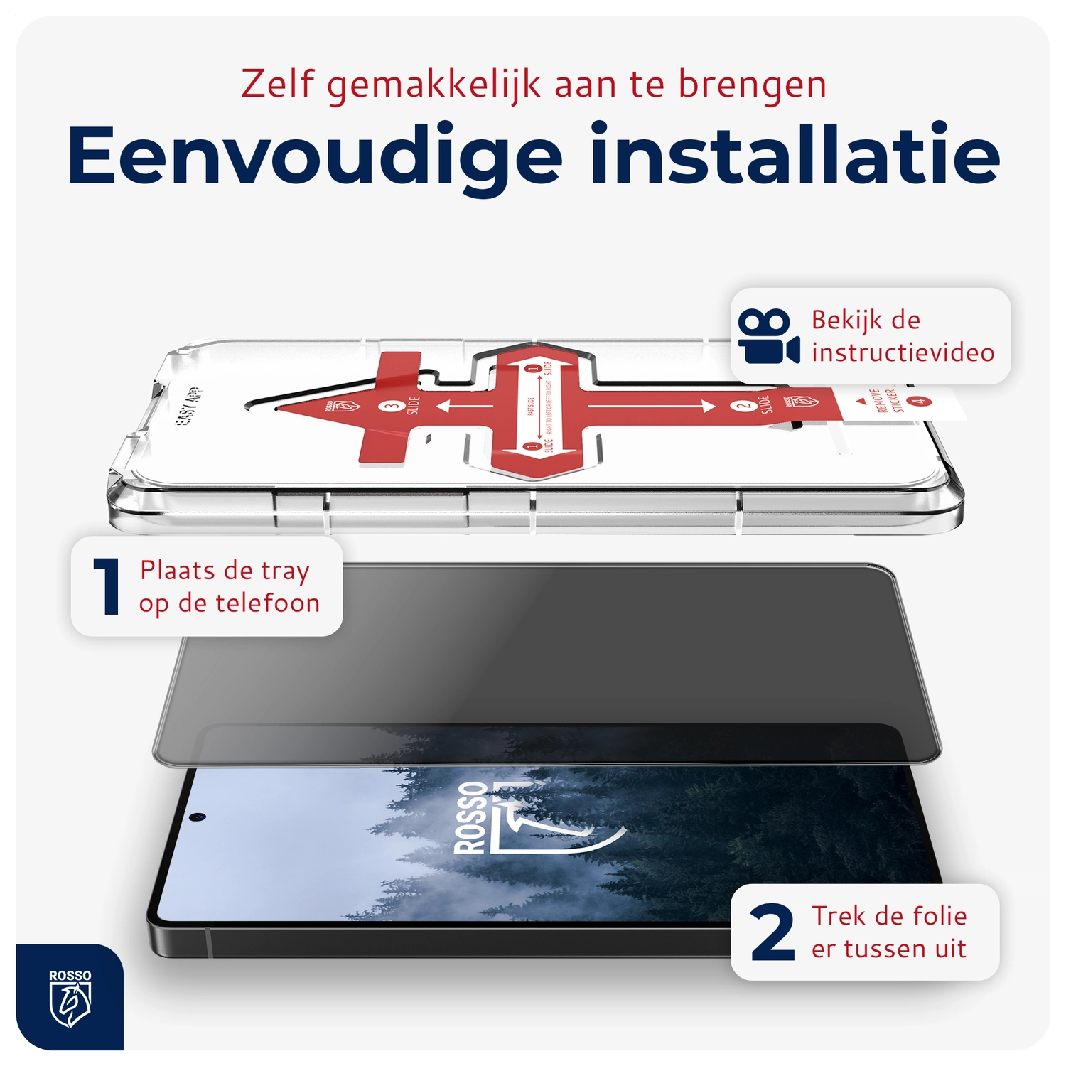 Rosso Samsung Galaxy S26 Ultra Privacy Glass met Installatietray Dust Removal afbeelding 4
