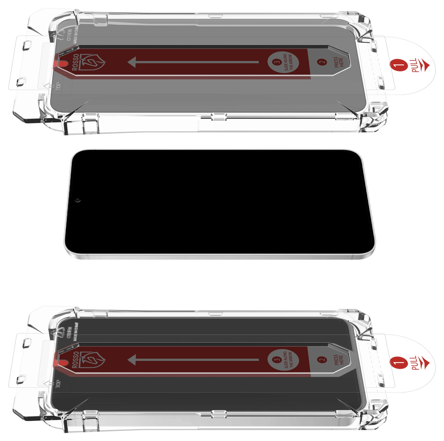 Rosso Samsung Galaxy S26 Ultra Privacy Glass met Installatietray Dust Removal afbeelding 9