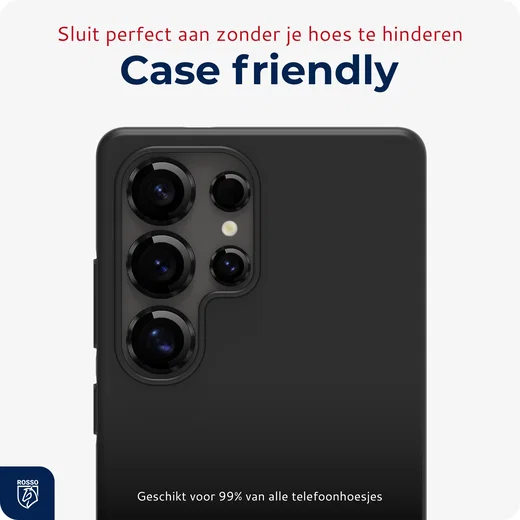 Rosso Samsung Galaxy S26 Ultra Camera Frame Protector Zwart afbeelding 6