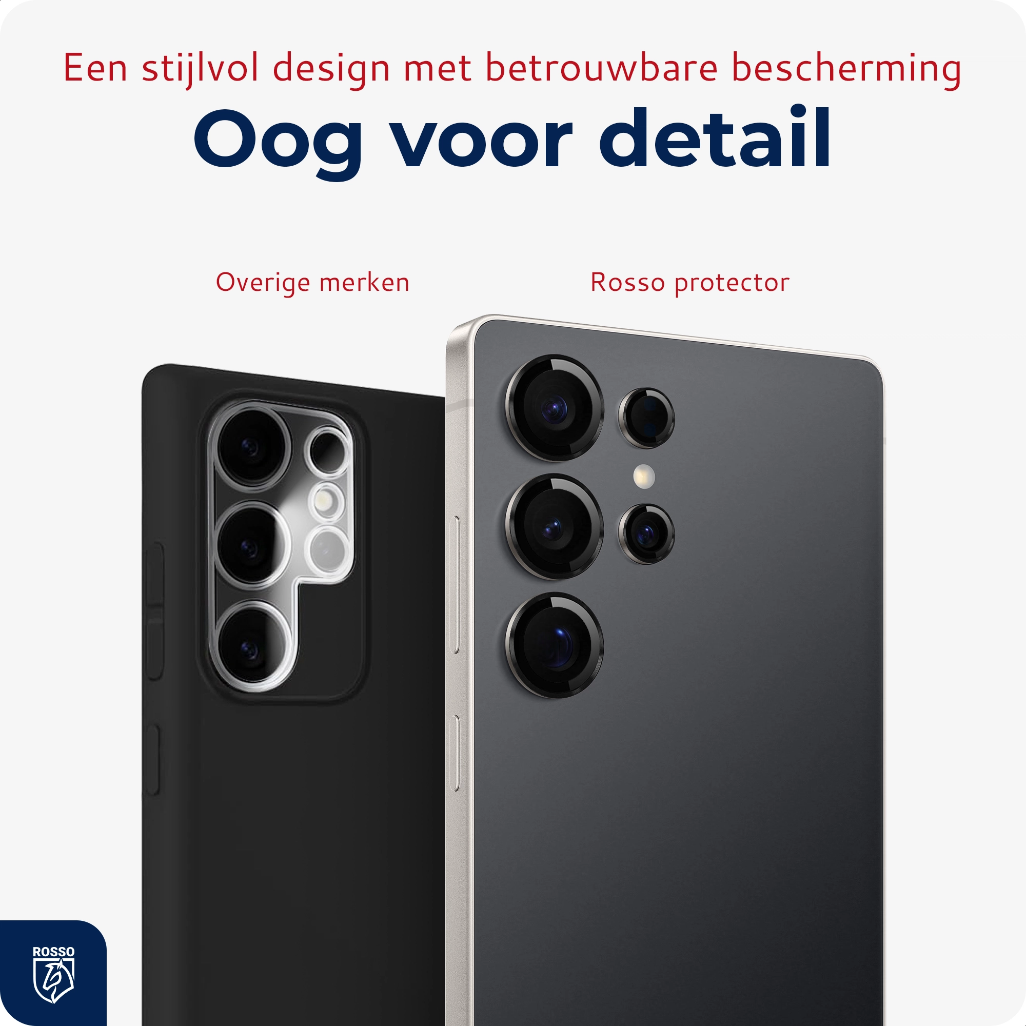 Rosso Samsung Galaxy S26 Ultra Camera Frame Protector Zwart afbeelding 7