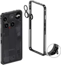 Nothing Phone (3) Hoesje Metalen Frame met Camera Protector Zwart