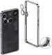 Nothing Phone (3) Hoesje Metalen Frame met Camera Protector Grijs