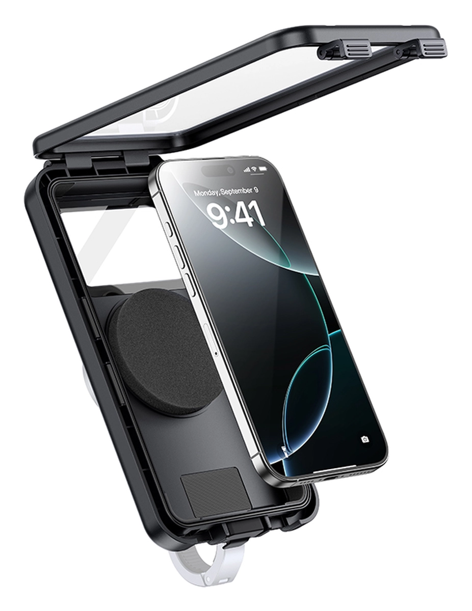 Baseus PrimeTrip VB1 MagSafe Fiets Telefoonhouder Waterdicht Hoesje + Houder afbeelding 1