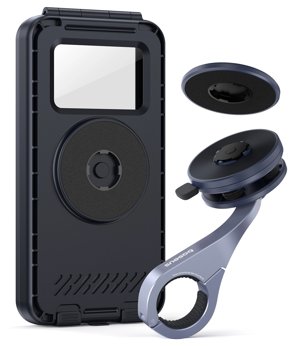 Baseus PrimeTrip VB1 MagSafe Fiets Telefoonhouder Waterdicht Hoesje + Houder afbeelding 2