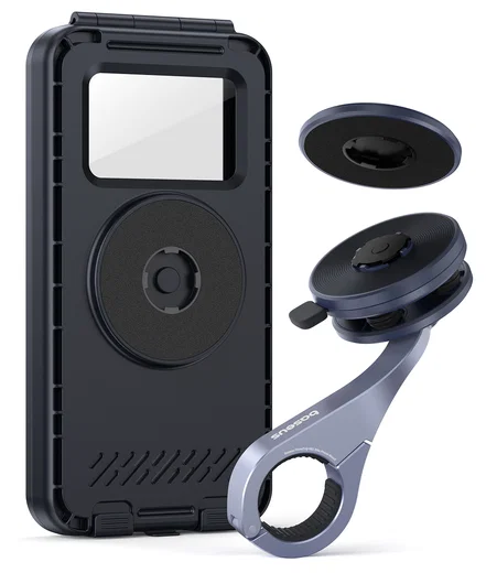 Baseus PrimeTrip VB1 MagSafe Fiets Telefoonhouder Waterdicht Hoesje + Houder afbeelding 2