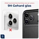 Rosso iPhone 17 Pro / 17 Pro Max Camera Frame Protector Grijs afbeelding 4