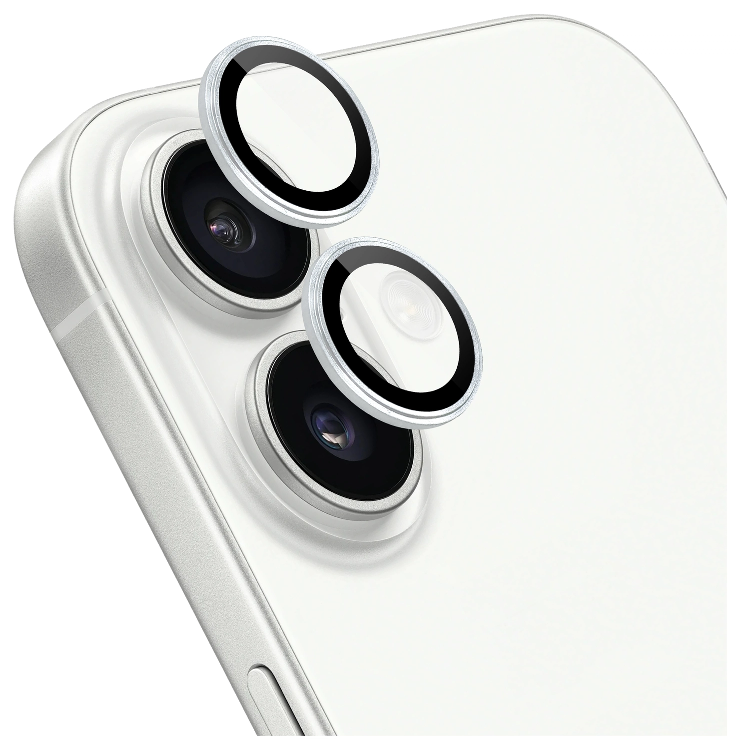 Rosso Apple iPhone 17 Camera Frame Protector Zilver afbeelding 1