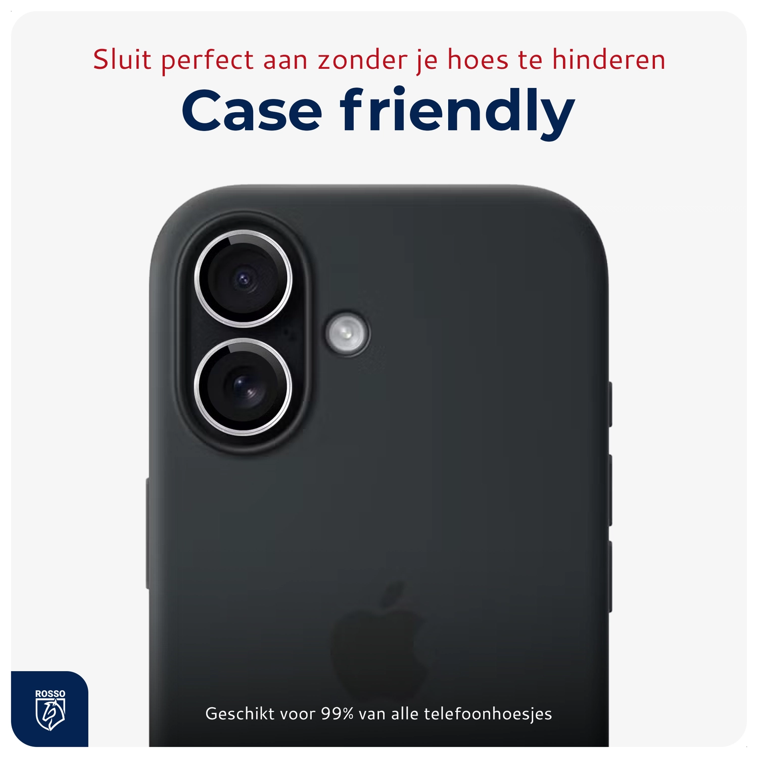 Rosso Apple iPhone 17 Camera Frame Protector Zilver afbeelding 4
