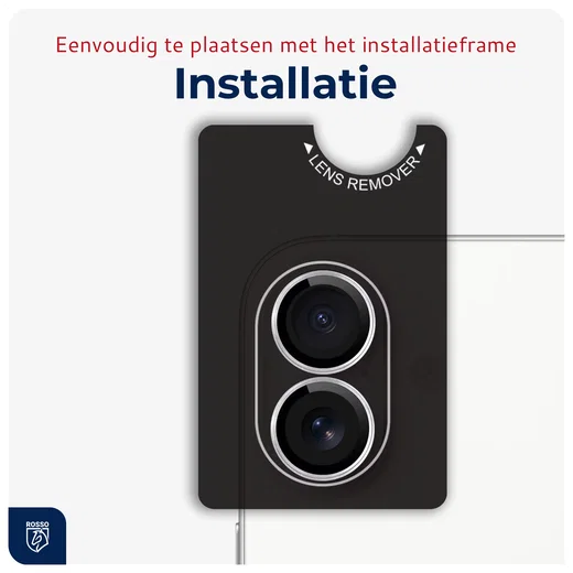 Rosso Apple iPhone 17 Camera Frame Protector Zilver afbeelding 6