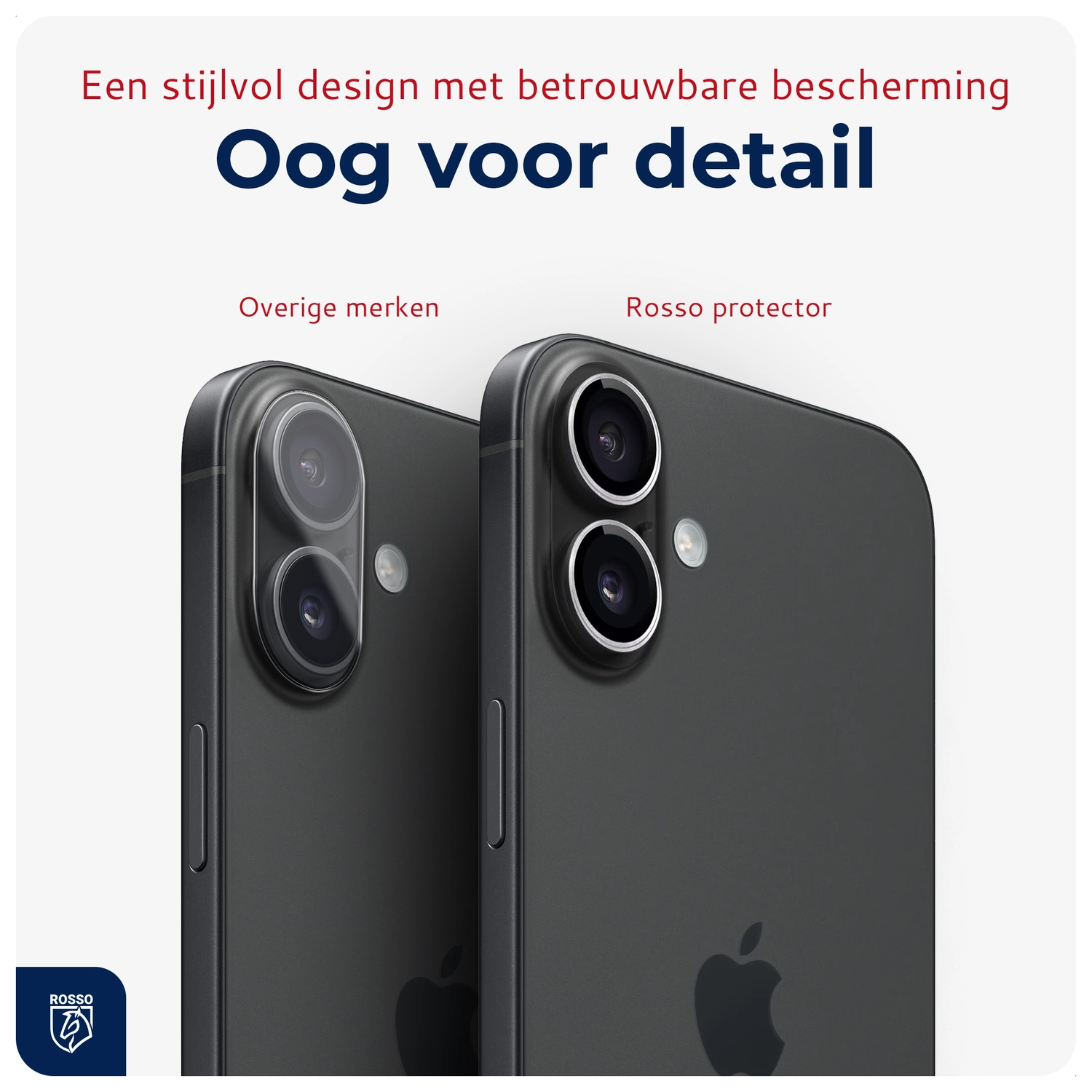 Rosso Apple iPhone 17 Camera Frame Protector Zilver afbeelding 8