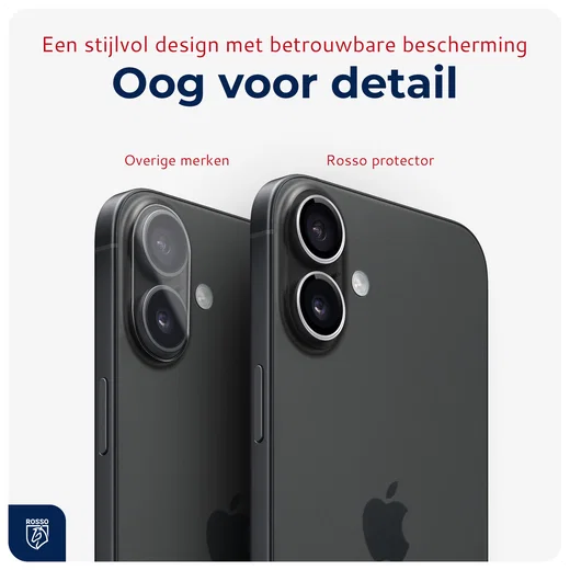 Rosso Apple iPhone 17 Camera Frame Protector Zilver afbeelding 8