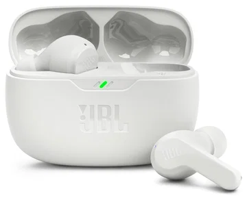 JBL Wave Beam Draadloze Bluetooth In-Ear Oordopjes met JBL Deep Bass Sound Wit