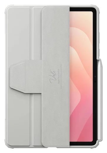 Spigen AirSkin Pro Samsung Galaxy Tab S11 Hoes Book Case Grijs afbeelding 3