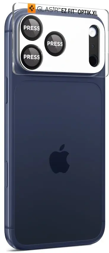Spigen EZ Fit Optik Pro XL Apple iPhone 17 Pro Camera Protector Zwart afbeelding 10