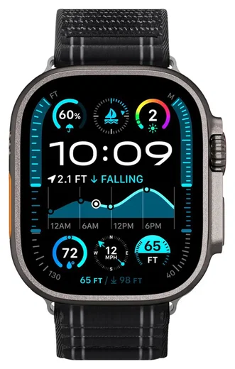 Spigen WBF0 - Apple Watch 1-11/SE/Ultra Bandje - 49/46/45/44/42MM - Zwart afbeelding 2