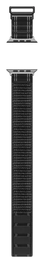 Spigen WBF0 - Apple Watch 1-11/SE/Ultra Bandje - 49/46/45/44/42MM - Zwart afbeelding 4