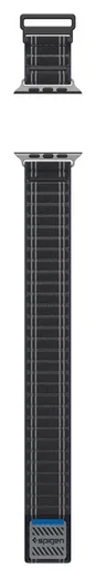 Spigen WBF0 - Apple Watch 1-11/SE/Ultra Bandje - 49/46/45/44/42MM - Zwart afbeelding 5