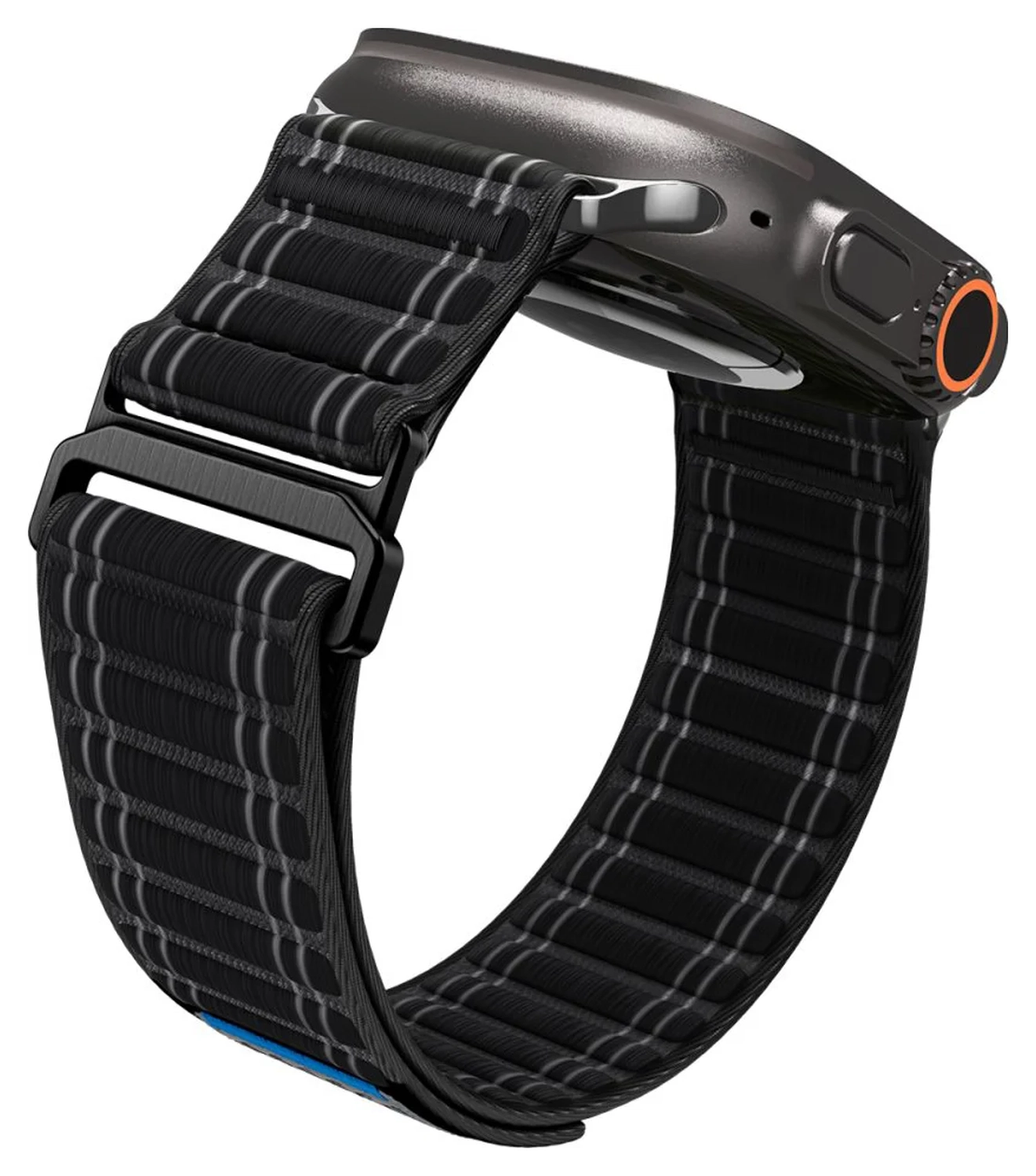 Spigen WBF0 - Apple Watch 1-11/SE/Ultra Bandje - 49/46/45/44/42MM - Zwart afbeelding 6