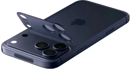 Spigen EZ Fit Optik Pro Apple iPhone 17 Pro Camera Lens Protector Blauw afbeelding 4