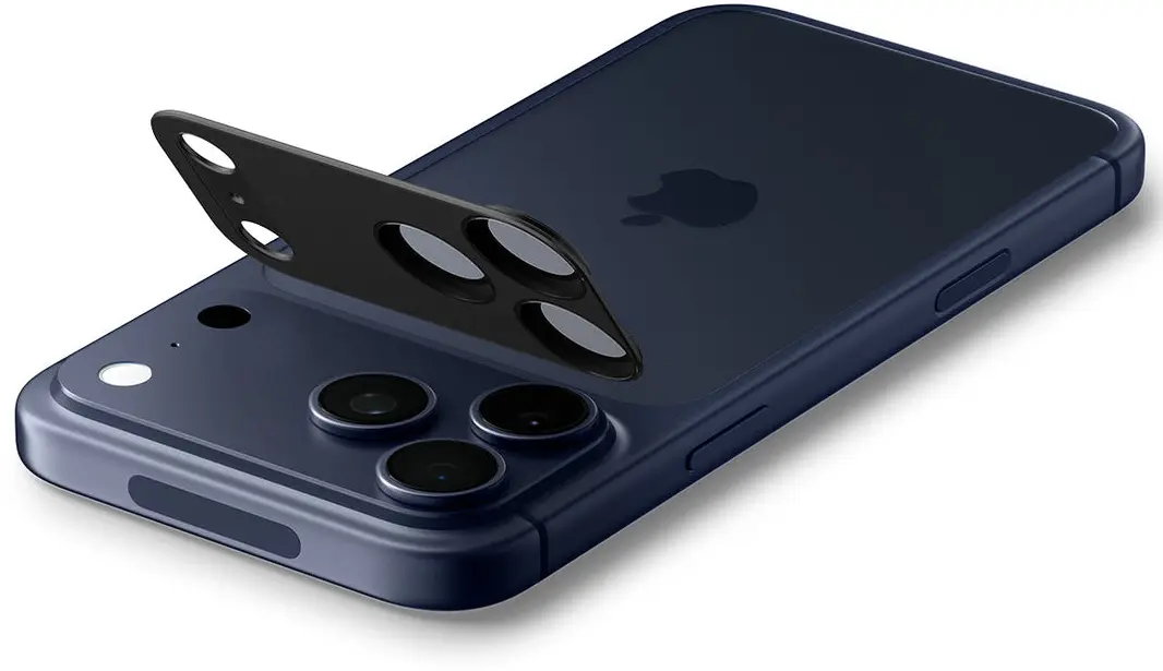 Spigen EZ Fit Optik Pro XL iPhone 17 Pro Max Camera Protector Blauw (1-Pack) afbeelding 10