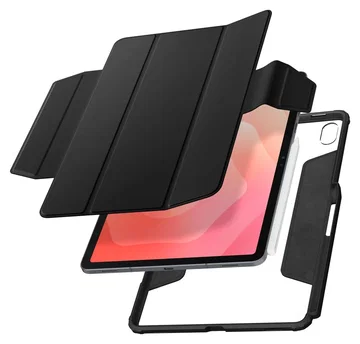Spigen AirSkin Pro Samsung Galaxy Tab S11 Hoes Book Case Zwart