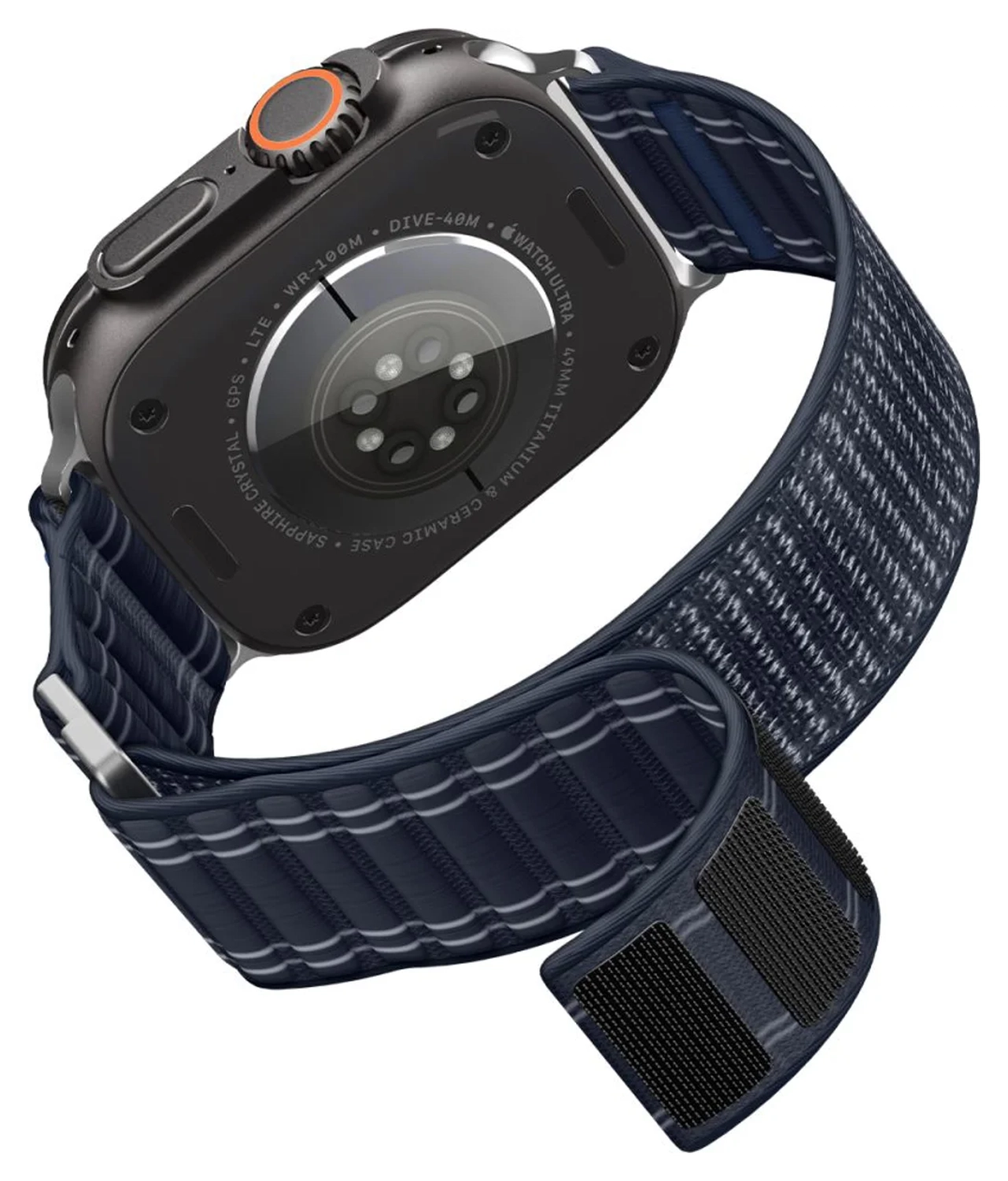 Spigen WBF0 - Apple Watch 1-11/SE/Ultra Bandje - 49/46/45/44/42MM - Blauw afbeelding 9