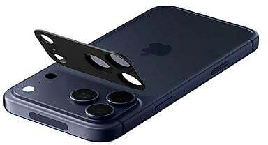 Spigen EZ Fit Optik Pro Apple iPhone 17 Pro Max Camera Lens Protector Zwart afbeelding 4