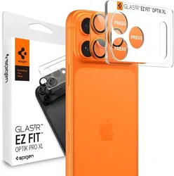 Spigen EZ Fit Optik Pro XL iPhone 17 Pro Max Camera Protector Oranje (1-Pack) afbeelding