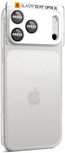 Spigen EZ Fit Optik Pro XL Apple iPhone 17 Pro Camera Protector Zilver afbeelding 10