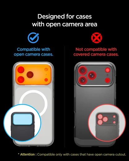Spigen EZ Fit Optik Pro XL Apple iPhone 17 Pro Camera Protector Zilver afbeelding 7