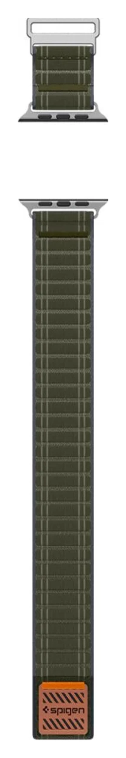 Spigen WBF0 - Apple Watch 1-11/SE/Ultra Bandje - 49/46/45/44/42MM - Groen afbeelding 5
