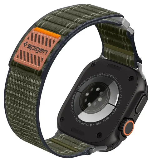 Spigen WBF0 - Apple Watch 1-11/SE/Ultra Bandje - 49/46/45/44/42MM - Groen afbeelding 8