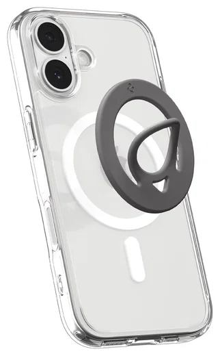 Spigen Dual Pop MagFit MagSafe Ring Houder Telefoon Standaard Siliconen Grijs afbeelding 1