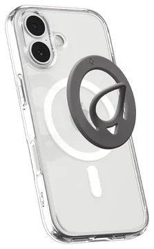 Spigen Dual Pop MagFit MagSafe Ring Houder Telefoon Standaard Siliconen Grijs