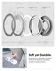 Spigen Dual Pop MagFit MagSafe Ring Houder Telefoon Standaard Siliconen Grijs afbeelding 7