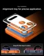 Spigen EZ Fit Optik Pro XL iPhone 17 Pro Camera Lens Protector Oranje (1-Pack) afbeelding 4