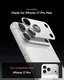 Spigen EZ Fit Optik Pro XL iPhone 17 Pro Max Camera Protector Zilver (1-Pack) afbeelding 8
