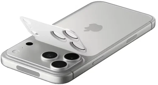 Spigen EZ Fit Optik Pro XL iPhone 17 Pro Max Camera Protector Zilver (1-Pack) afbeelding 10
