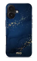 MIO MagSafe iPhone 17 Hoesje Hard Shell Back Cover Midnight Sparkle afbeelding