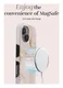 MIO MagSafe iPhone 17 Hoesje Hard Shell Back Cover Gold Marble afbeelding 3